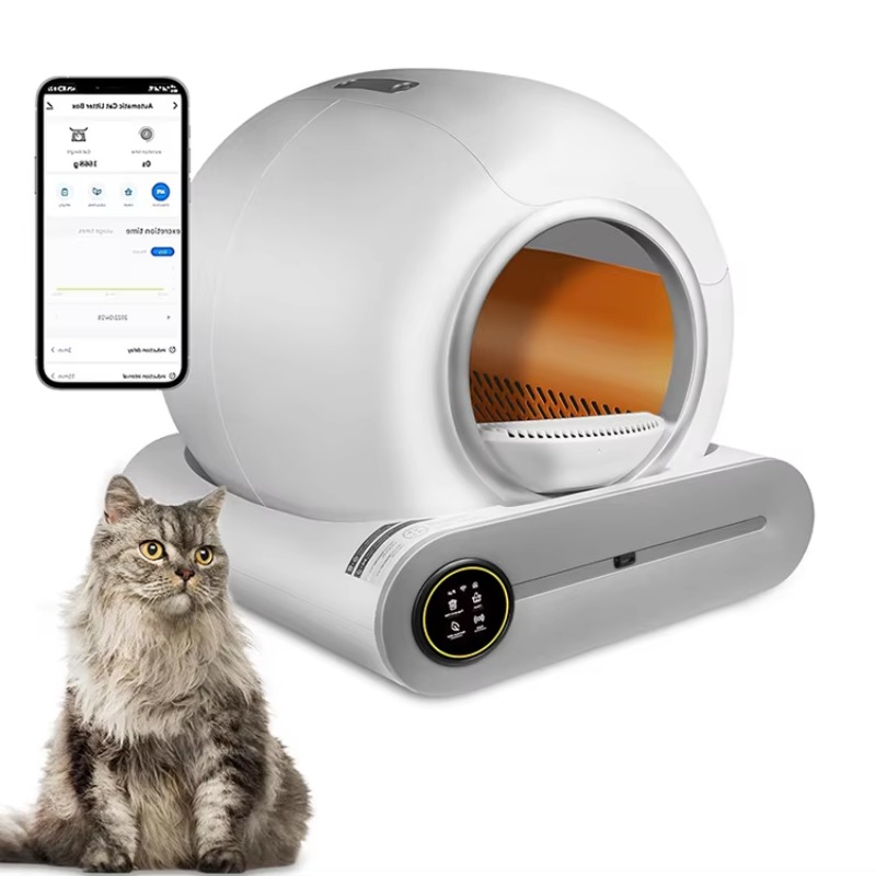 Smart Cat Litter Box Wifi App Control - Nuevo Diseño de Moda, Bajo Nivel