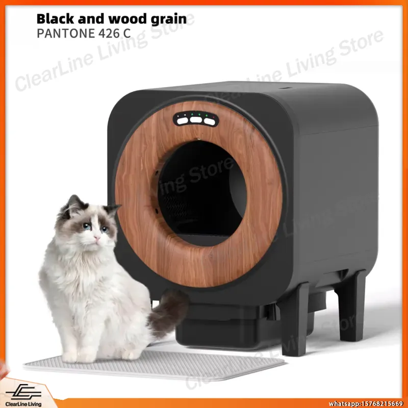 Self Cleaning Cat Litter Box Automatic - Caja de Arena Automática para Gatos,