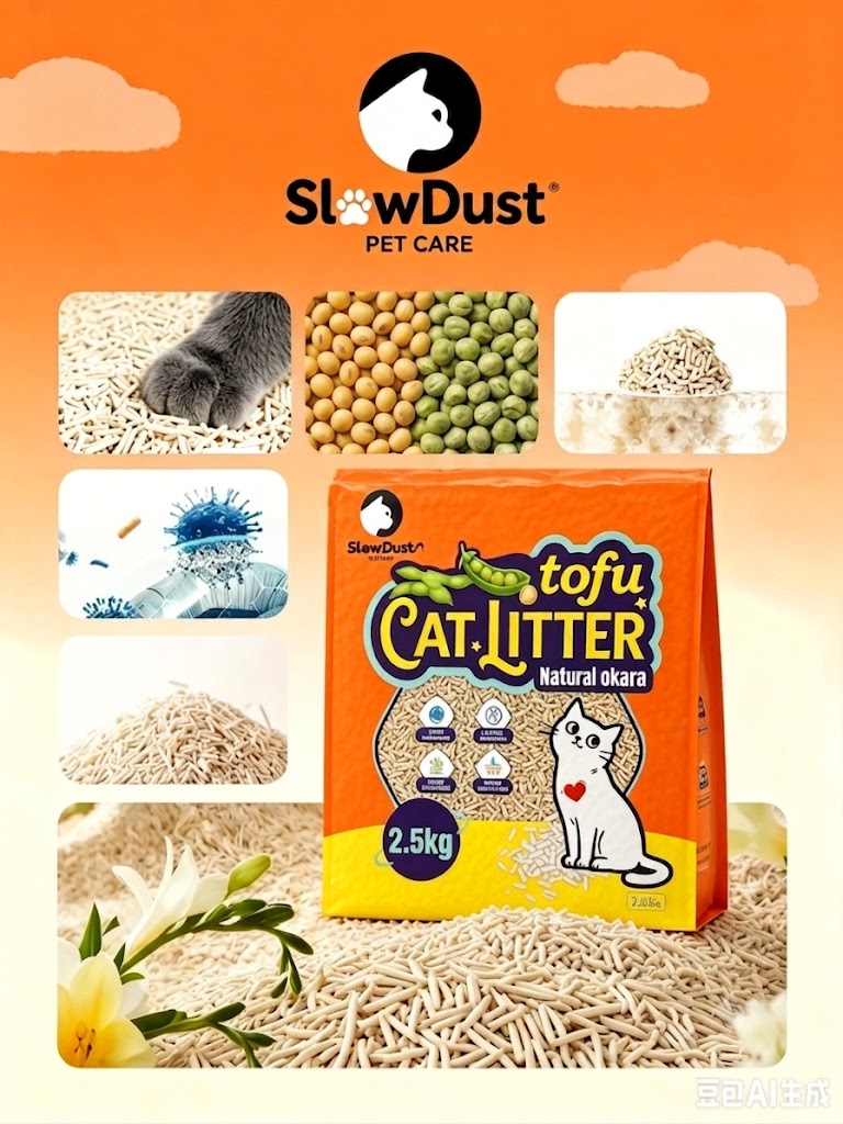 Tofu Cat Litter Flushable Natural Plant - Arena para Gatos de Tofu, Paquete