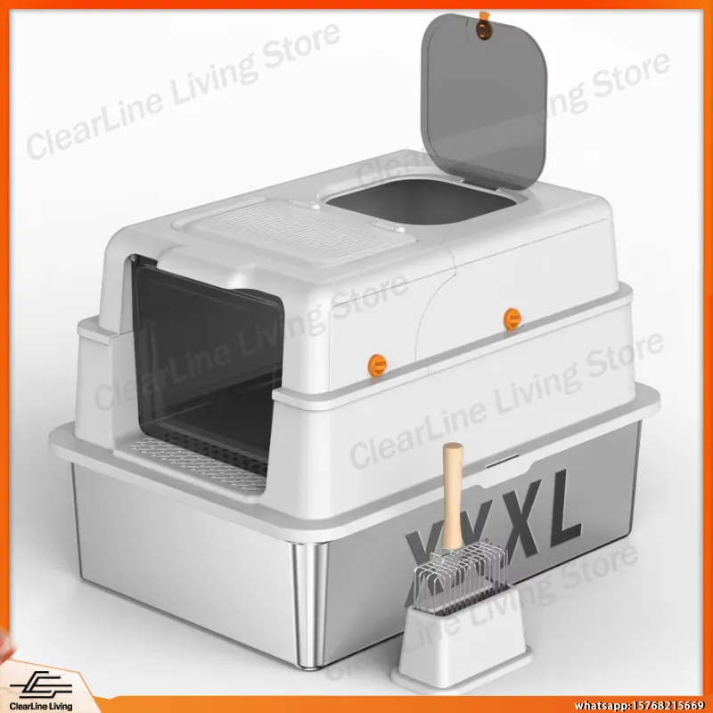 Smart Cat Litter Box Wifi App Control - Caja de Arena Inteligente Automática para
