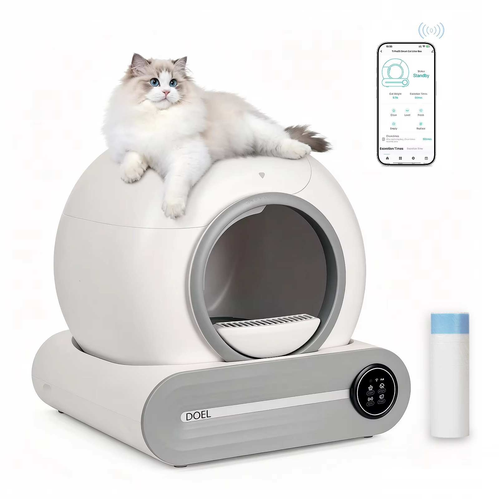 Self Cleaning Cat Litter Box Automatic - DOEL 2026 - Caja de Arena