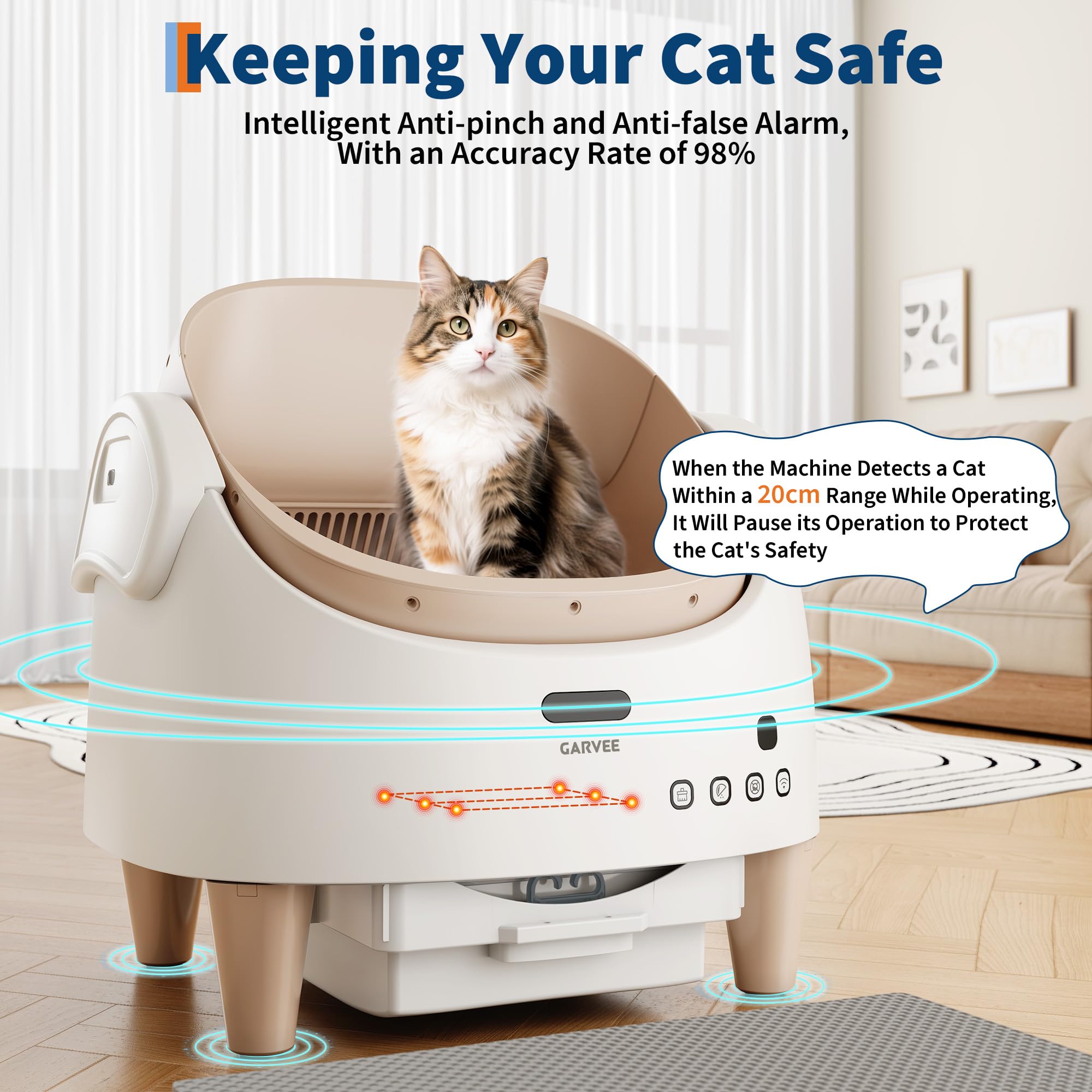 Self Cleaning Cat Litter Box Automatic - Caja de arena automática para gatos
