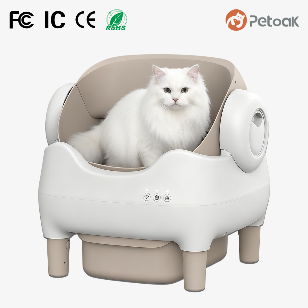 Smart Cat Litter Box Wifi App Control - Caja de arena inteligente autolimpiable con