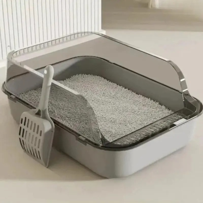 Self Cleaning Cat Litter Box Automatic - Caja de arena semicerrada para gatos,