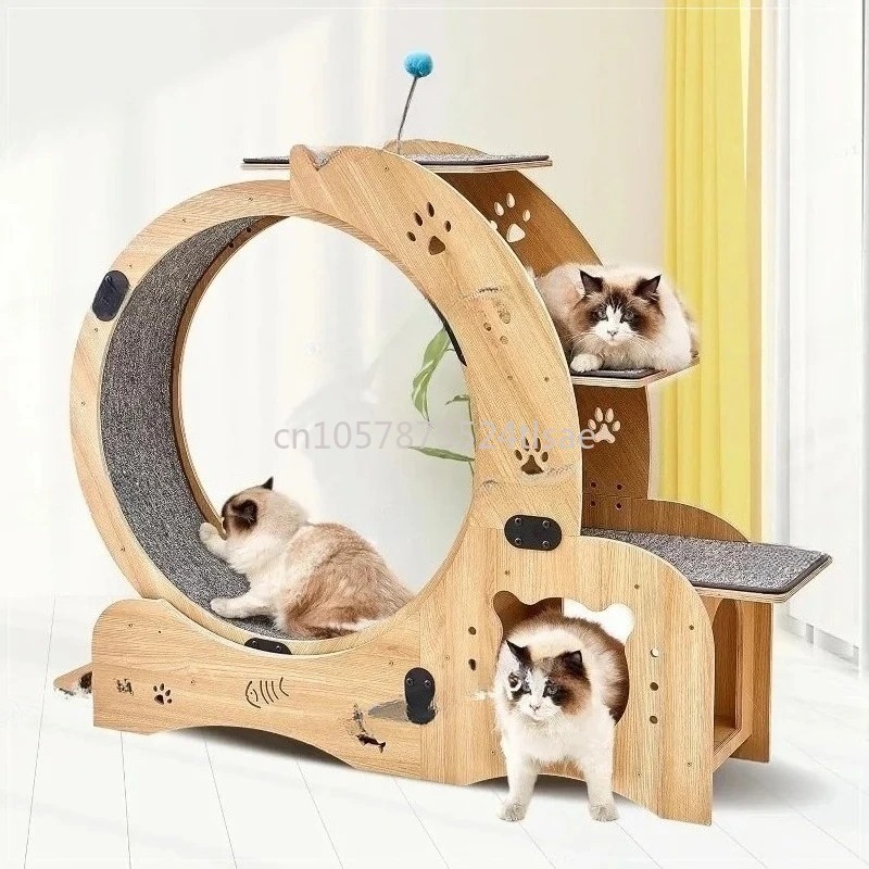 Rueda de Ejercicio para Gatos  - Cat Running Wheel Exercise Treadmill reseña y precio