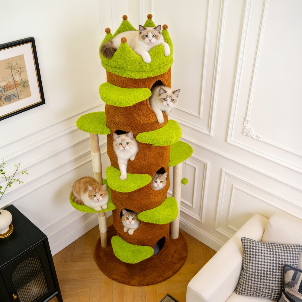 Árbol rascador XXL alto para g - Cat Scratching Post Sisal Tree Tower reseña y precio