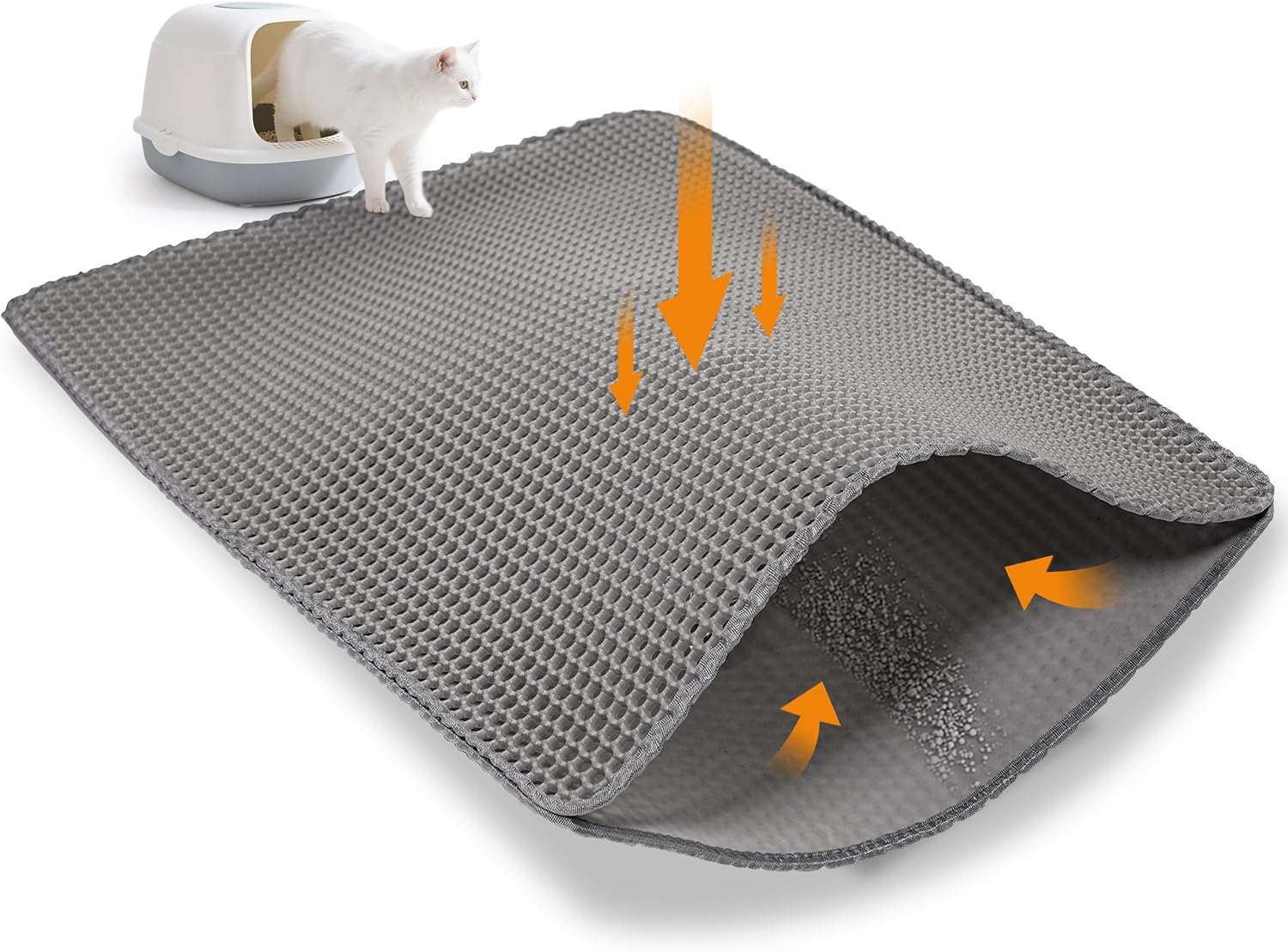 Alfombra Grande para Gatos, 12 - Cat Litter Mat Double Layer Waterproof reseña y precio