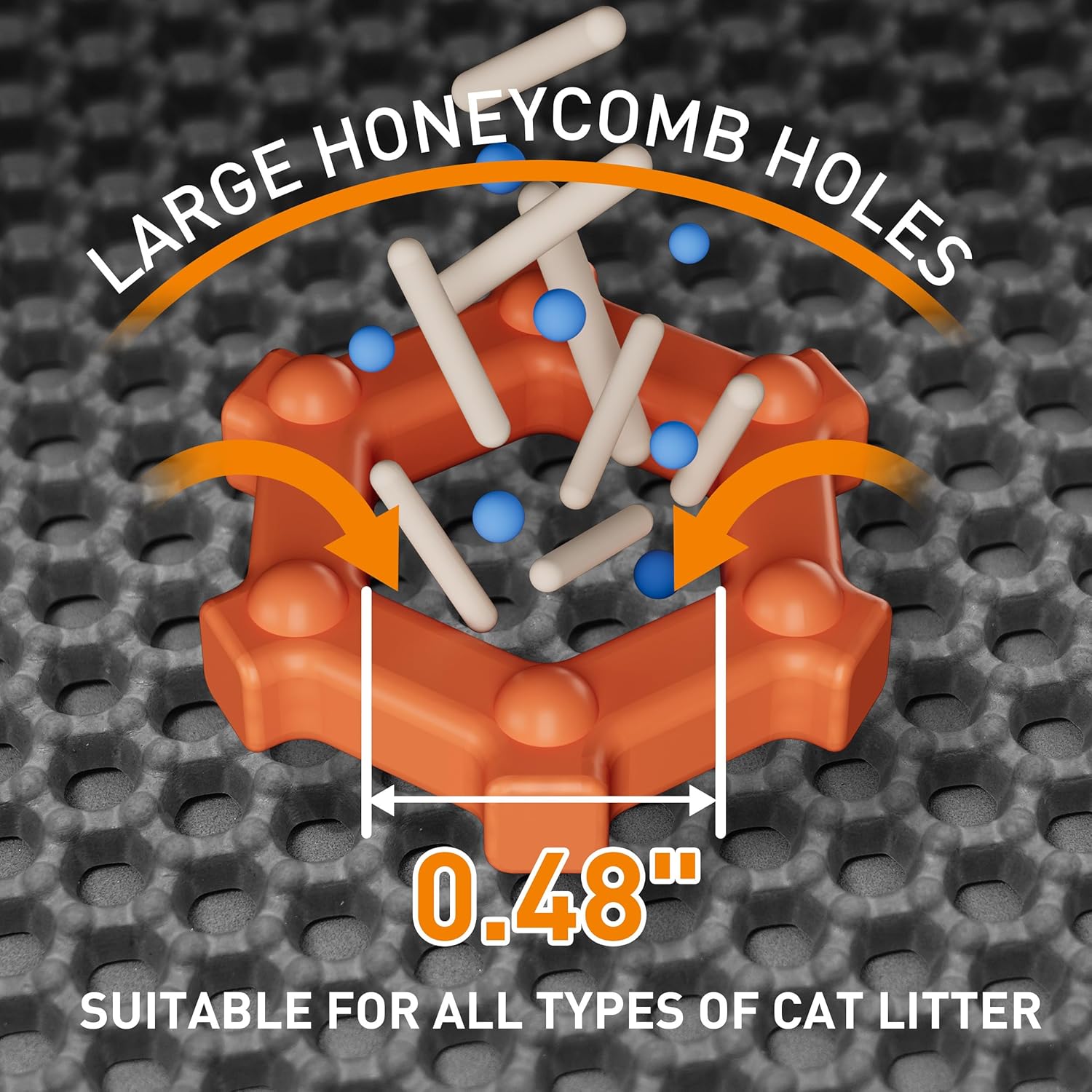 Alfombra Grande para Gatos, 12 - Cat Litter Mat Double Layer Waterproof reseña y precio
