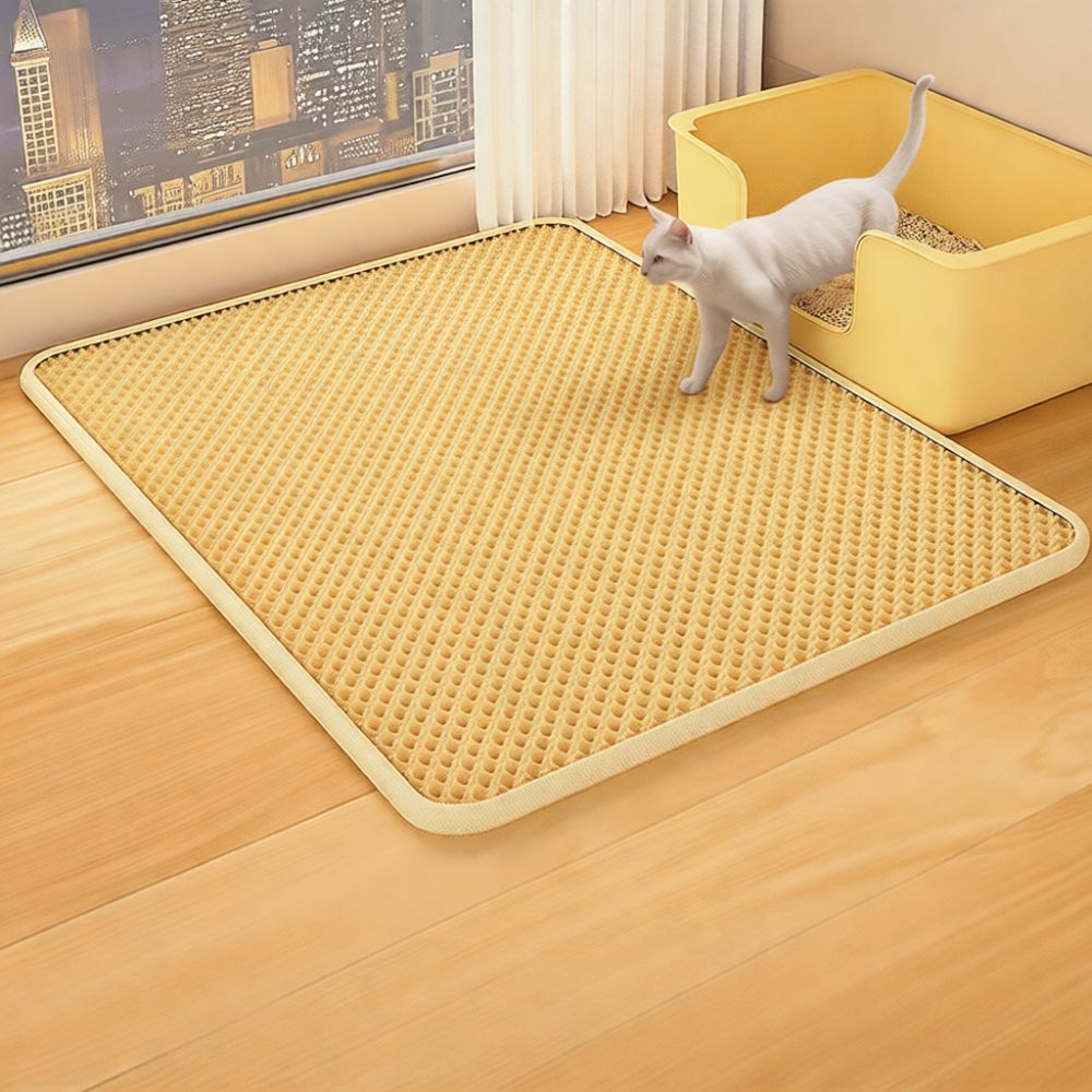 Alfombrilla impermeable de dob - Cat Litter Mat Double Layer Waterproof reseña y precio