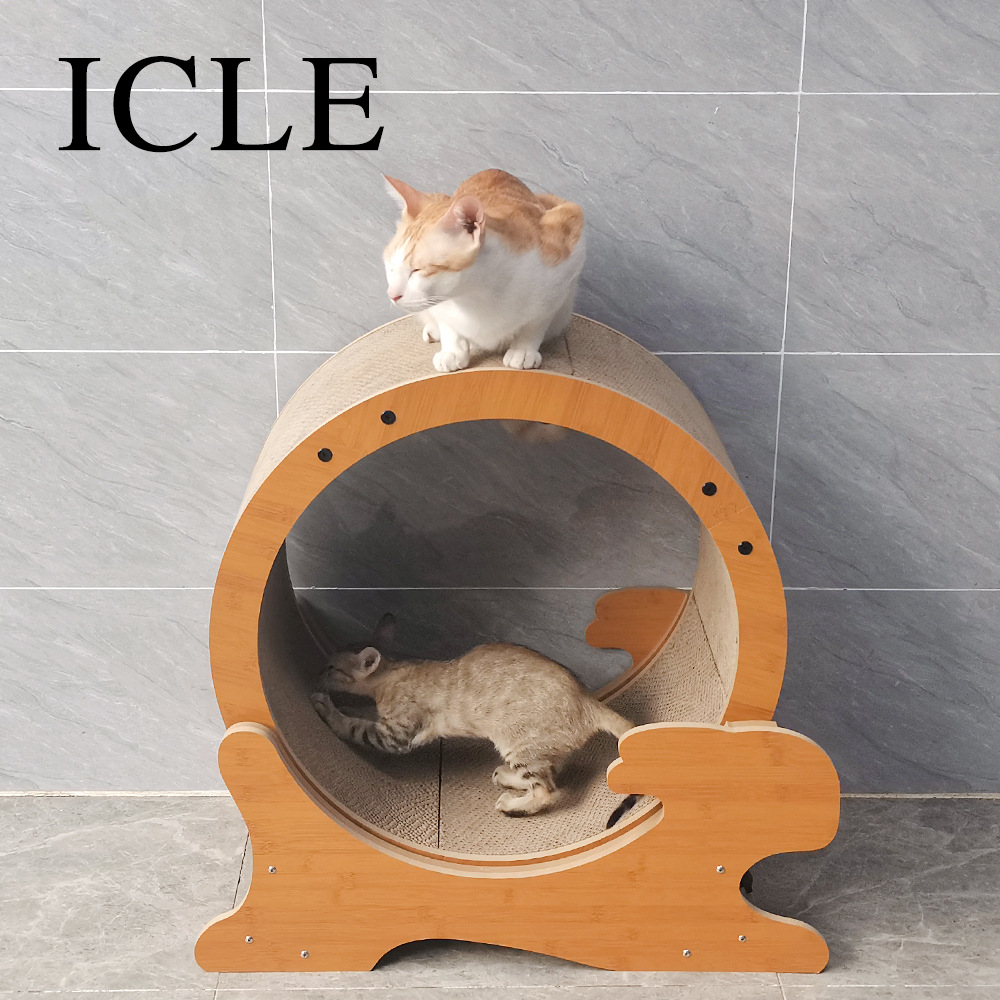 Rueda de ejercicio para gatos, - Cat Running Wheel Exercise Treadmill reseña y precio