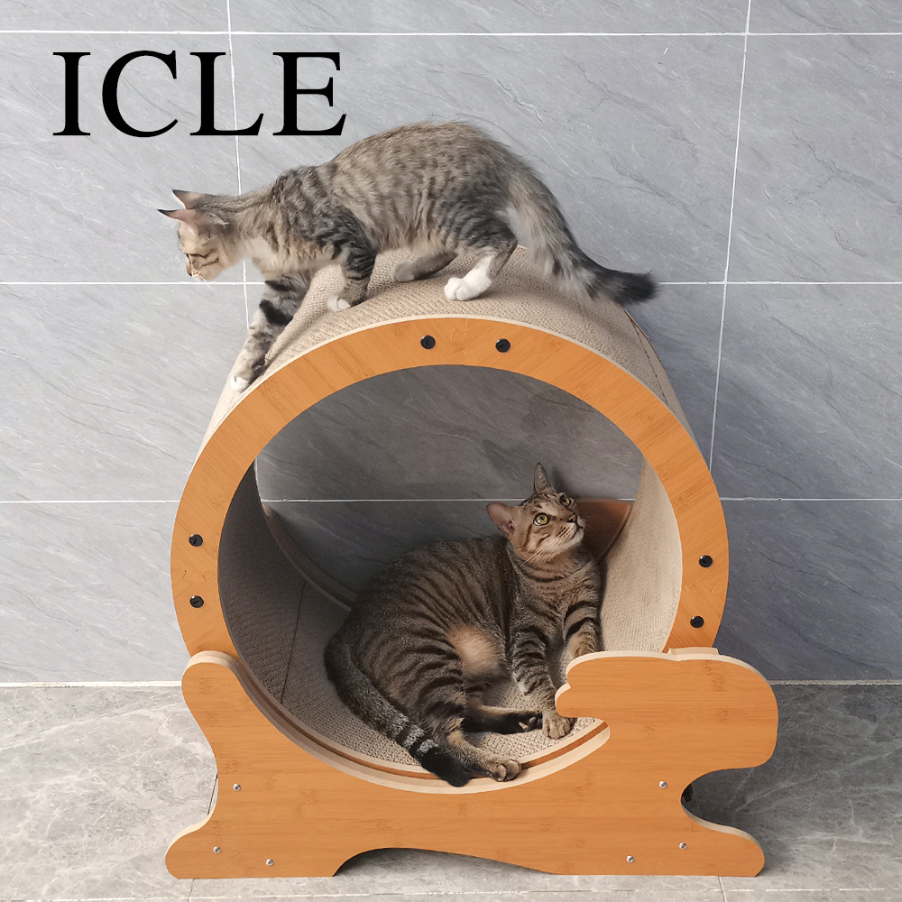 Rueda de ejercicio para gatos, - Cat Running Wheel Exercise Treadmill reseña y precio