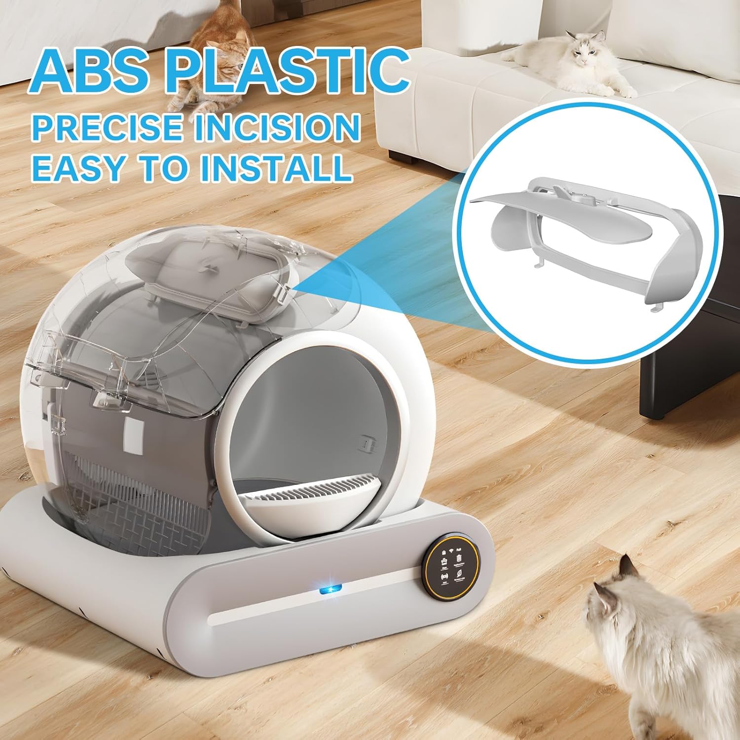 TONEPIE Accesorios para Caja d - Self Cleaning Cat Litter Box Automatic reseña y precio