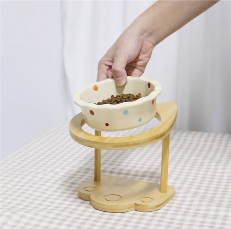 Cuenco elevado y inclinado par - Elevated Ceramic Cat Bowls Tilted Food reseña y precio