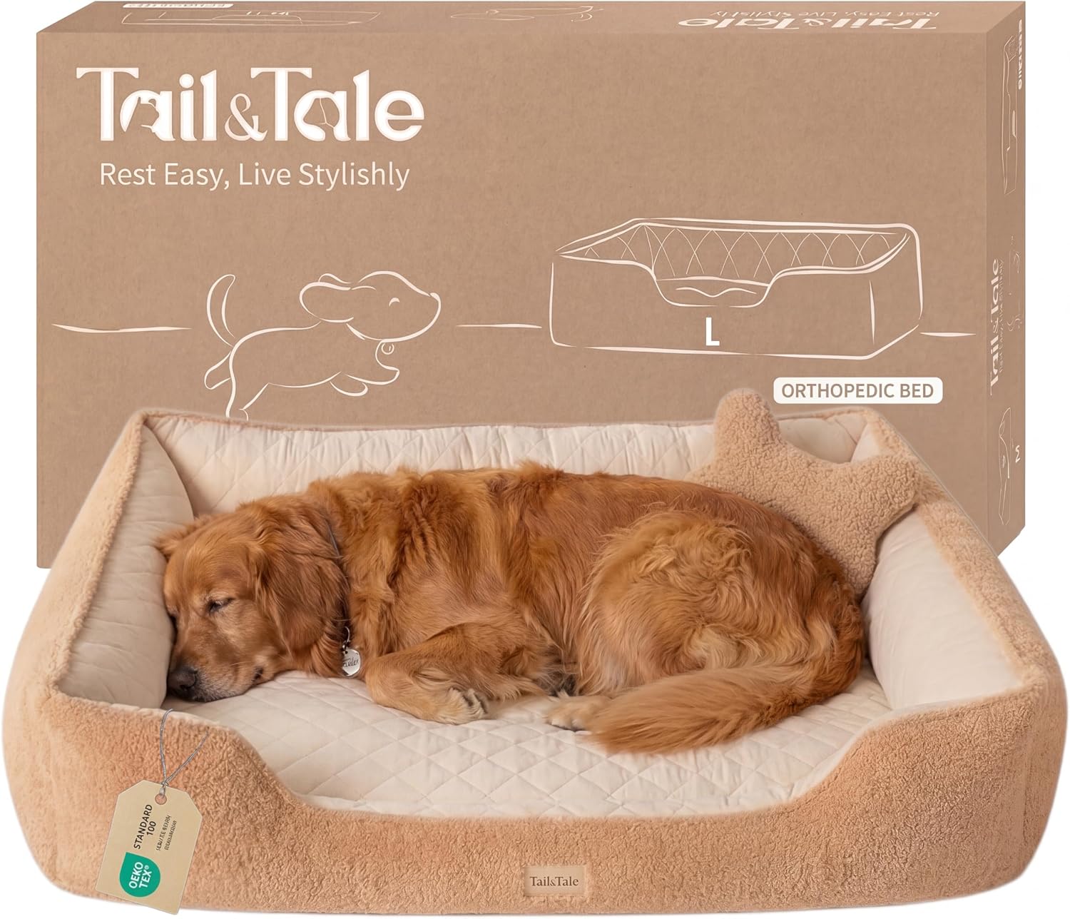 Cama Ortopédica Refrigerante p - Orthopedic Memory Foam Dog Bed Washable reseña y precio