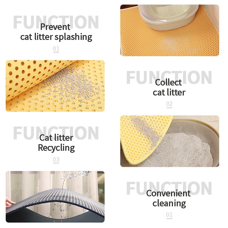 Alfombrilla Grande de Doble Ca - Cat Litter Mat Double Layer Waterproof reseña y precio