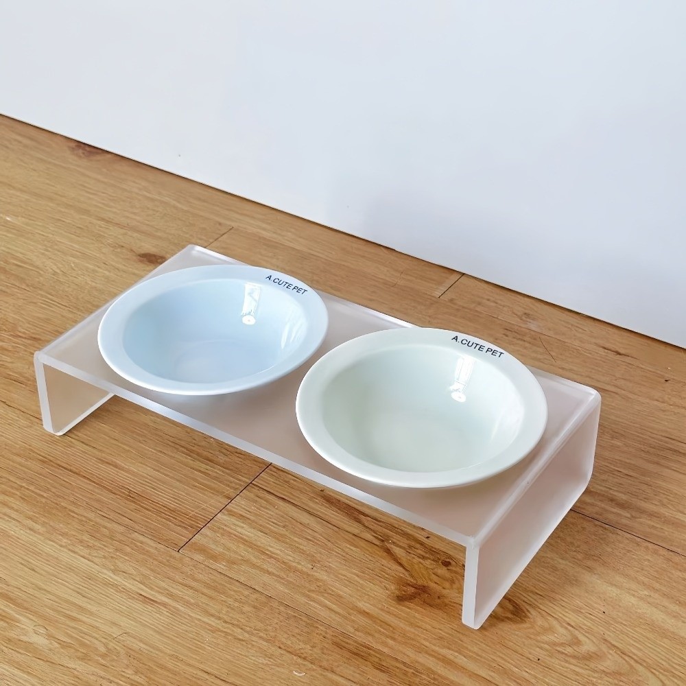 Comedero Elevado de Cerámica p - Elevated Ceramic Cat Bowls Tilted Food reseña y precio