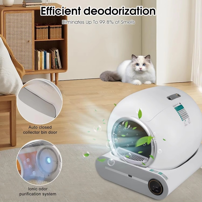 Caja de Arena Inteligente Auto - Smart Cat Litter Box Wifi App Control reseña y precio