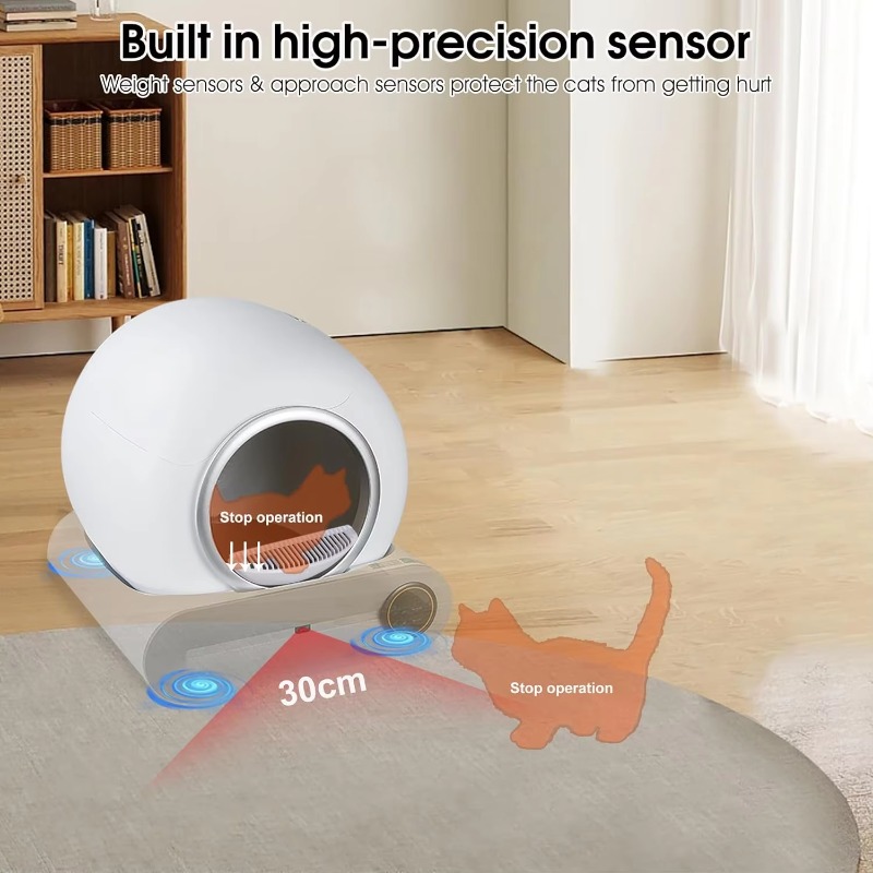 Caja de Arena Inteligente Auto - Smart Cat Litter Box Wifi App Control reseña y precio