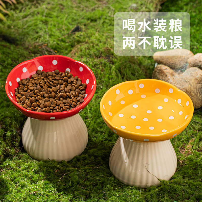 Comedero Inclinado para Gatos  - Elevated Ceramic Cat Bowls Tilted Food reseña y precio