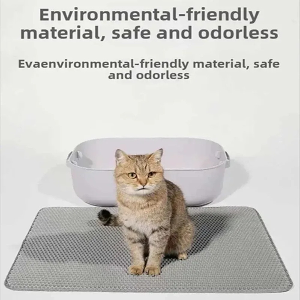 Alfombra Grande para Gatos con - Cat Litter Mat Double Layer Waterproof reseña y precio