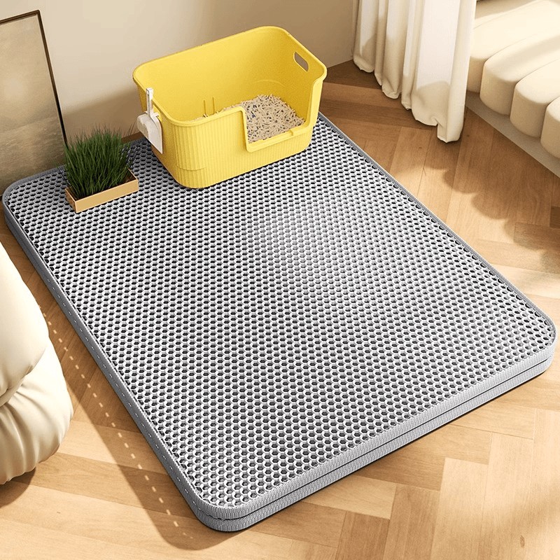 Alfombrilla para arena de gato - Cat Litter Mat Double Layer Waterproof reseña y precio