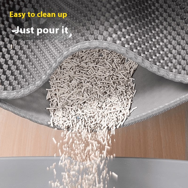 Alfombrilla para arena de gato - Cat Litter Mat Double Layer Waterproof reseña y precio
