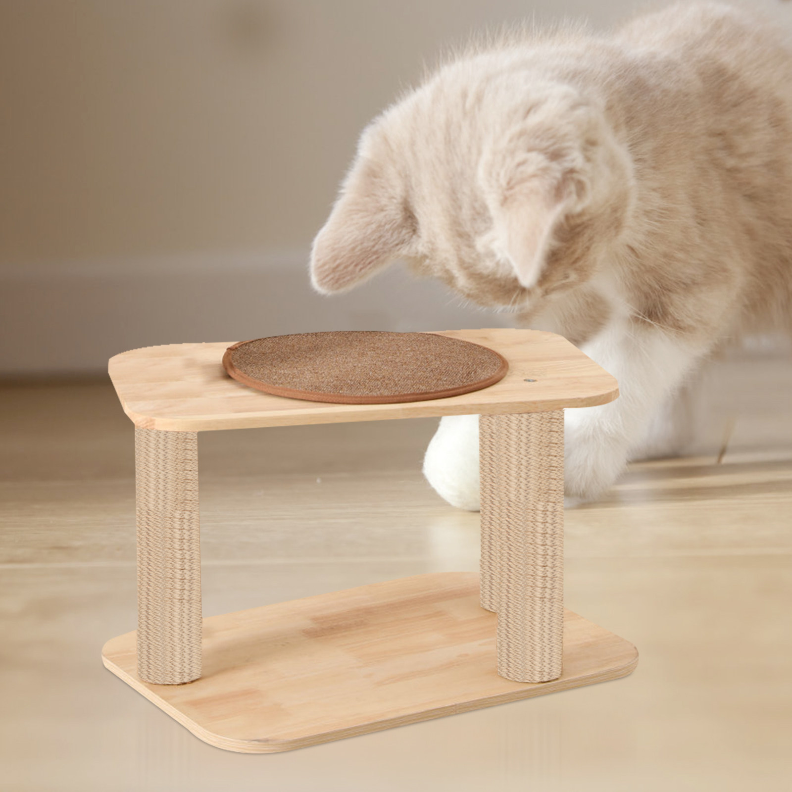 Cuerda de sisal natural para p - Cat Scratching Post Sisal Tree Tower reseña y precio