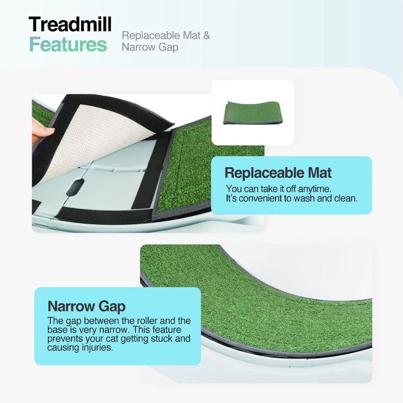 Rueda de ejercicio para gatos  - Cat Running Wheel Exercise Treadmill reseña y precio