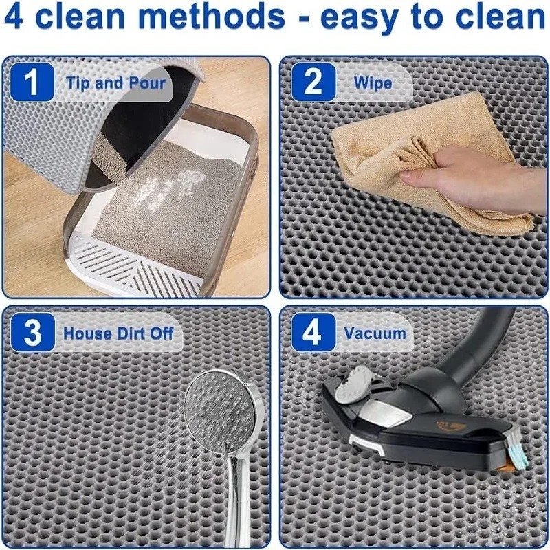 Estera para caja de arena para - Cat Litter Mat Double Layer Waterproof reseña y precio