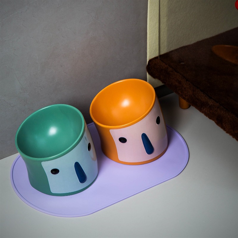 Cuenco elevado inclinado de ce - Elevated Ceramic Cat Bowls Tilted Food reseña y precio