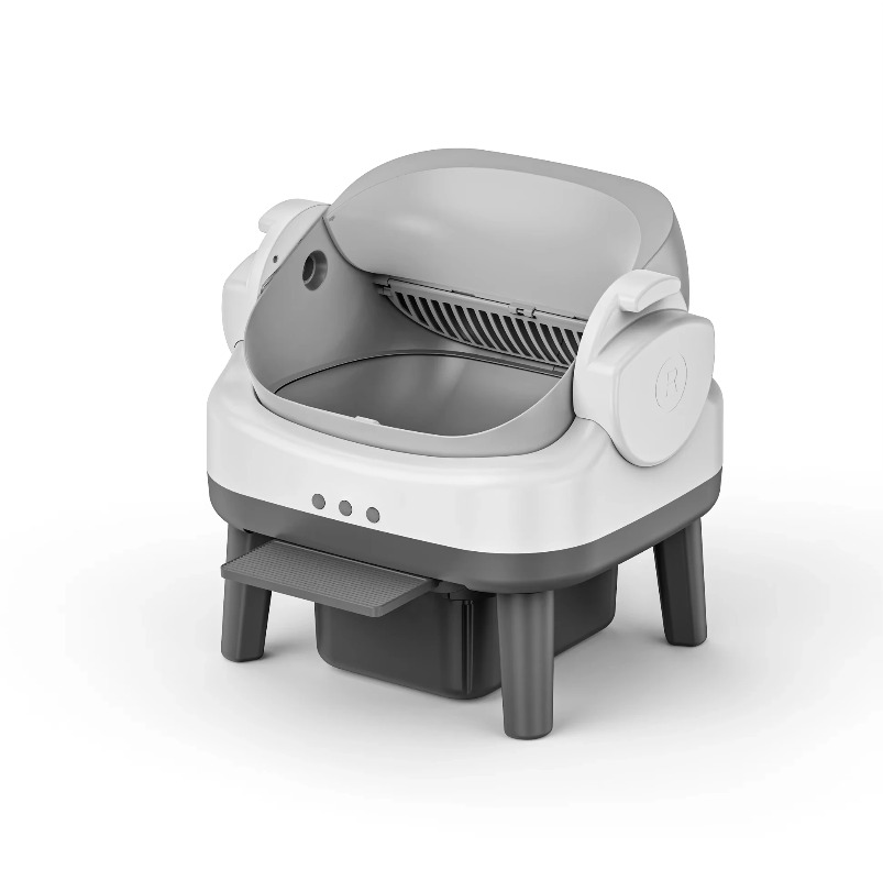 Cajas de arena autolimpiables  - Smart Cat Litter Box Wifi App Control reseña y precio