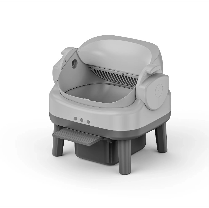 Cajas de arena autolimpiables  - Smart Cat Litter Box Wifi App Control reseña y precio