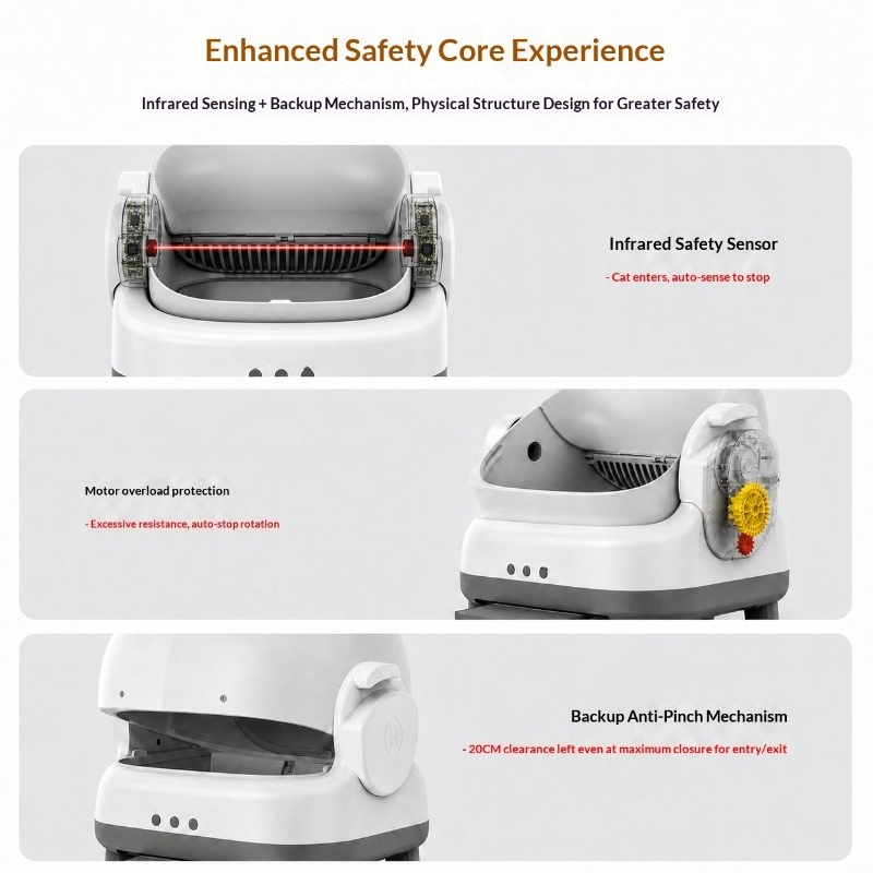 Cajas de arena autolimpiables  - Smart Cat Litter Box Wifi App Control reseña y precio