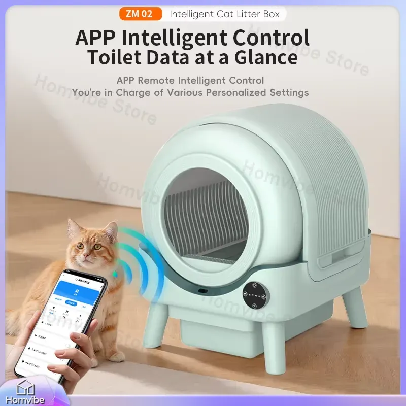 Caja de Arena Inteligente para - Smart Cat Litter Box Wifi App Control reseña y precio
