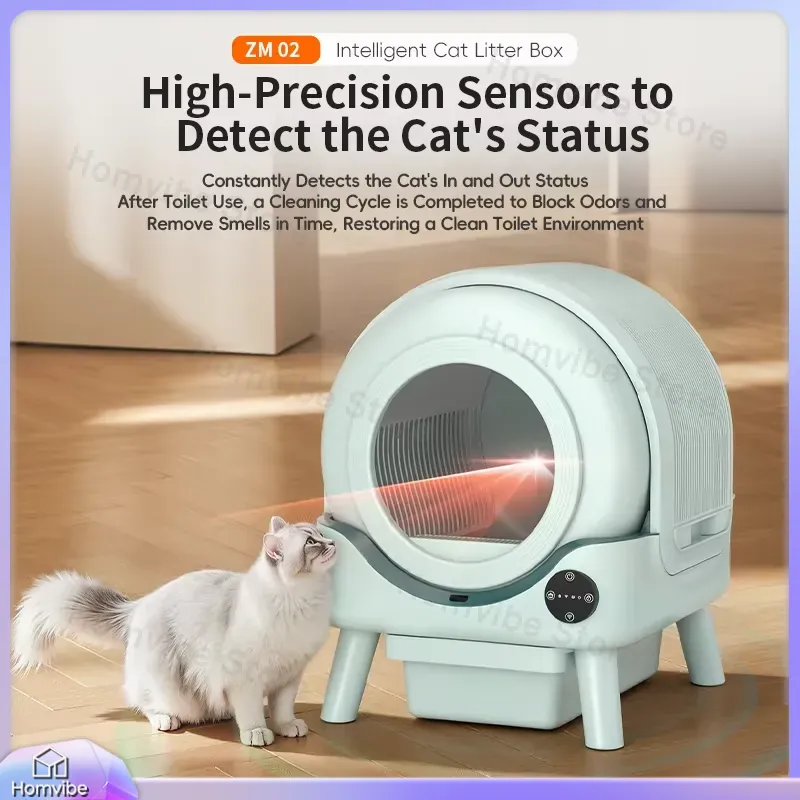 Caja de Arena Inteligente para - Smart Cat Litter Box Wifi App Control reseña y precio