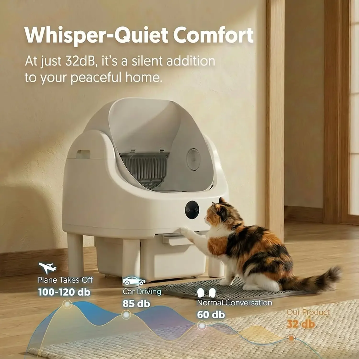 Caja de arena automática, caja - Self Cleaning Cat Litter Box Automatic reseña y precio