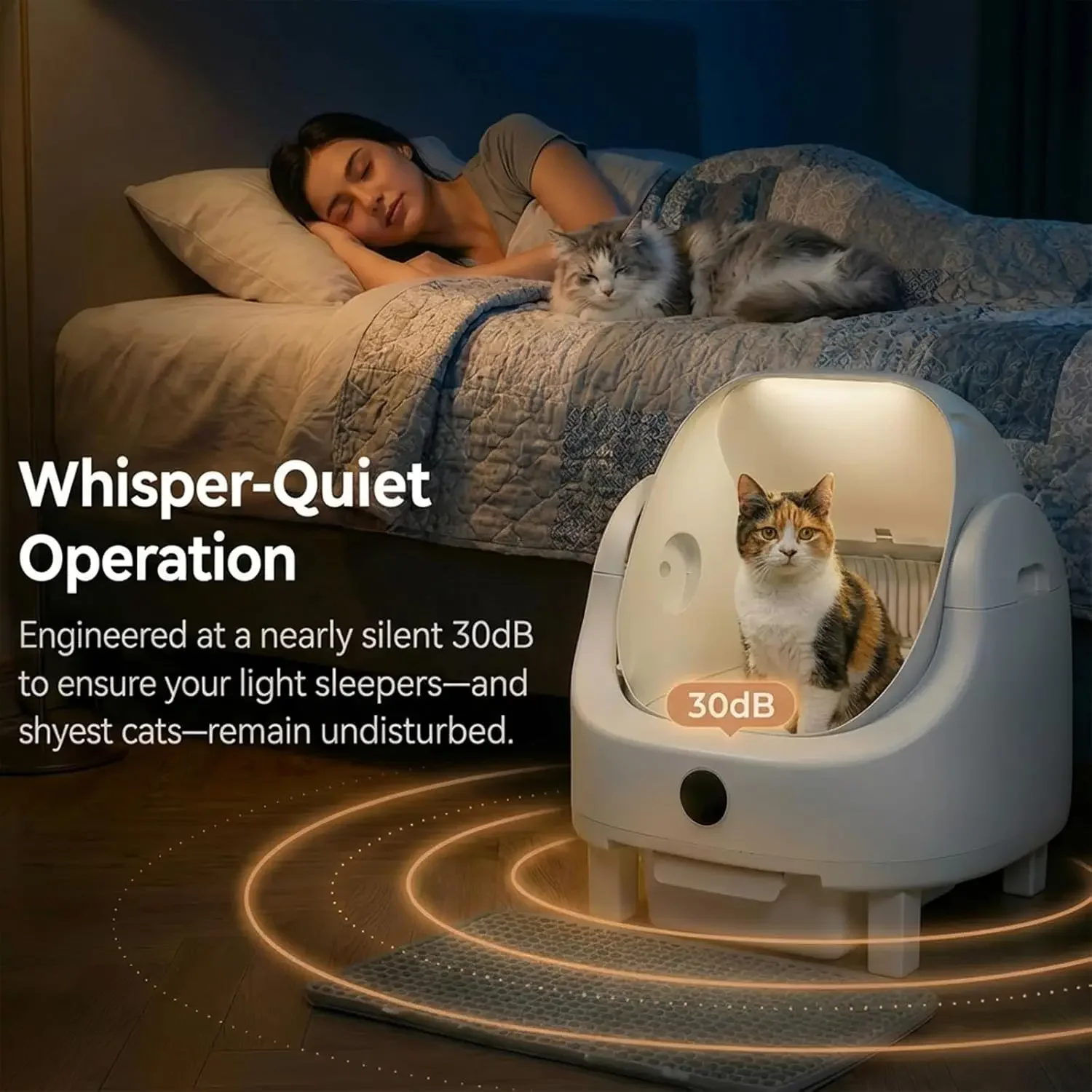 Caja de arena automática, caja - Self Cleaning Cat Litter Box Automatic reseña y precio