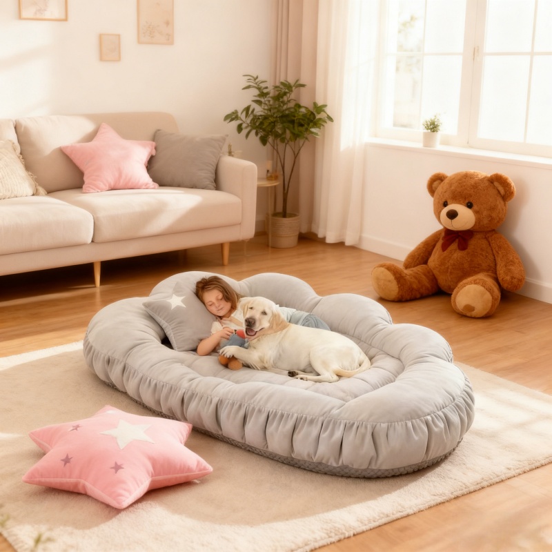Cama ortopédica personalizada  - Orthopedic Memory Foam Dog Bed Washable reseña y precio