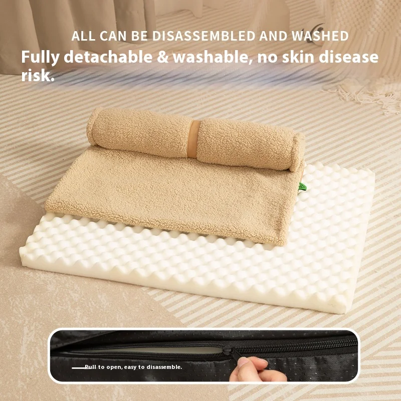 Cama ortopédica de espuma visc - Orthopedic Memory Foam Dog Bed Washable reseña y precio