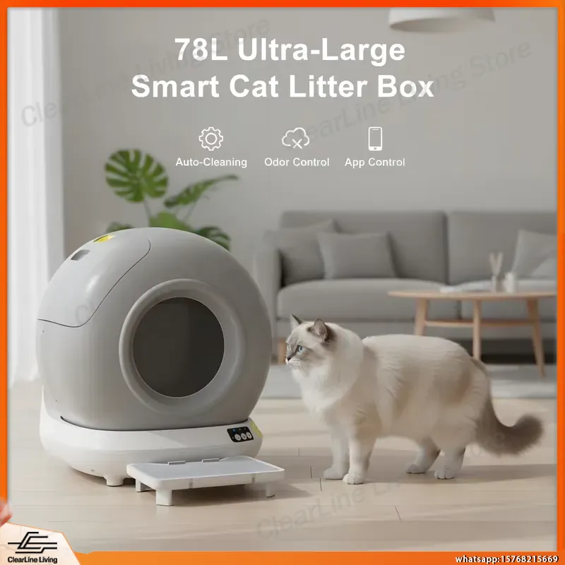 Caja de Arena Inteligente Auto - Self Cleaning Cat Litter Box Automatic reseña y precio