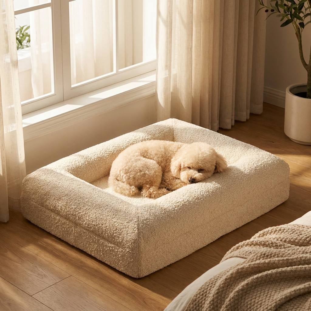 Cama para Perros de Espuma Vis - Orthopedic Memory Foam Dog Bed Washable reseña y precio