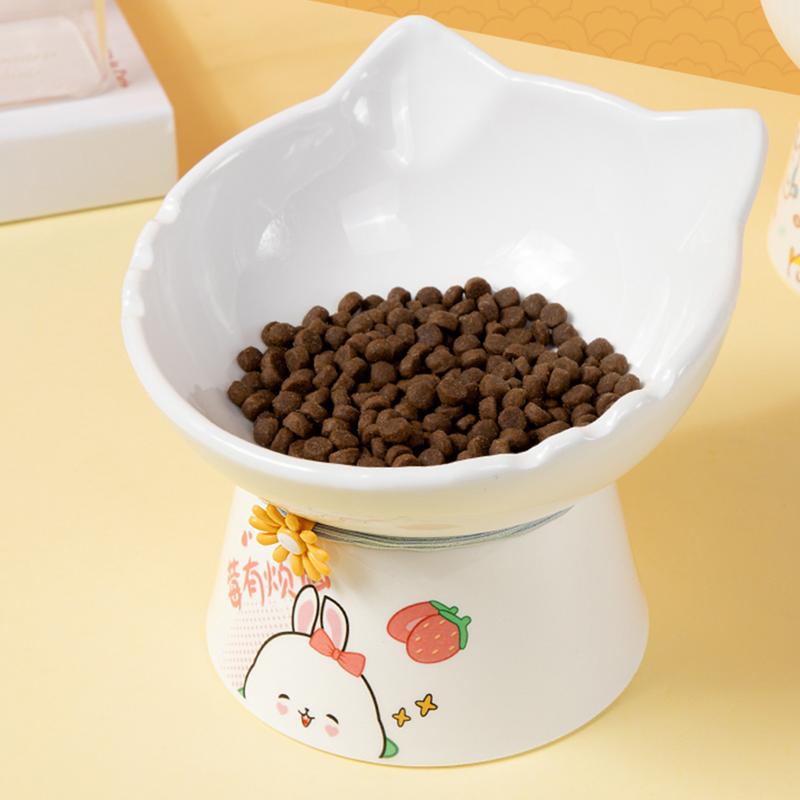 Cuencos elevados para gatos, c - Elevated Ceramic Cat Bowls Tilted Food reseña y precio