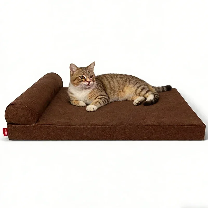 Cama ortopédica para perros co - Orthopedic Memory Foam Dog Bed Washable reseña y precio
