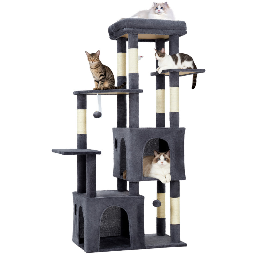 Árbol para gatos de 61 pulgada - Cat Scratching Post Sisal Tree Tower reseña y precio