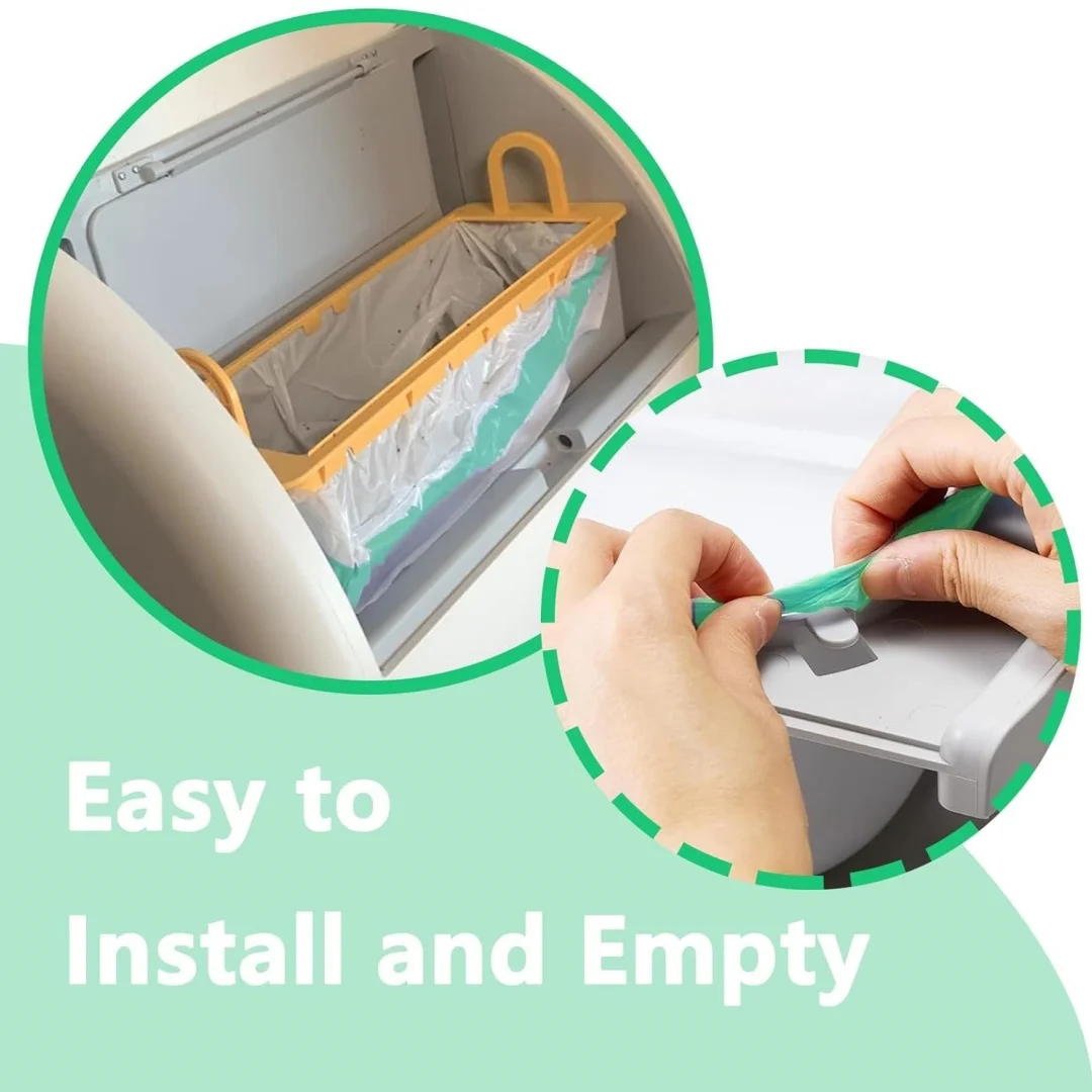 Forros para cajas de arena par - Automatic Litter Box Waste Bag Liner reseña y precio