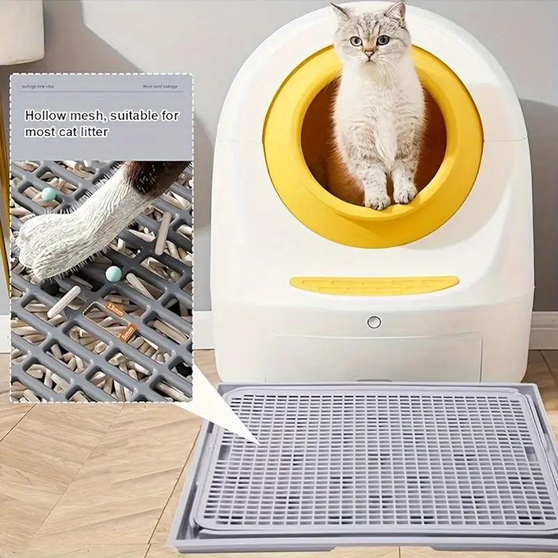 Caja de arena de plástico dura - Cat Litter Mat Double Layer Waterproof reseña y precio