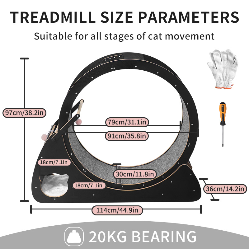 CATSOUL Orion Style, Caminador - Cat Running Wheel Exercise Treadmill reseña y precio