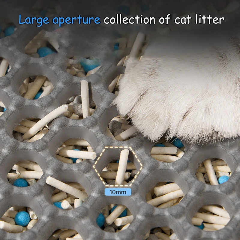 Estera de arena para gatos de  - Cat Litter Mat Double Layer Waterproof reseña y precio