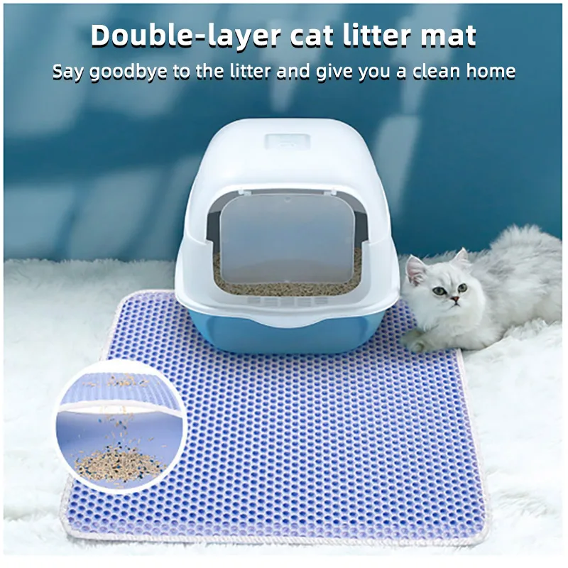 Alfombrilla para arena de gato - Cat Litter Mat Double Layer Waterproof reseña y precio