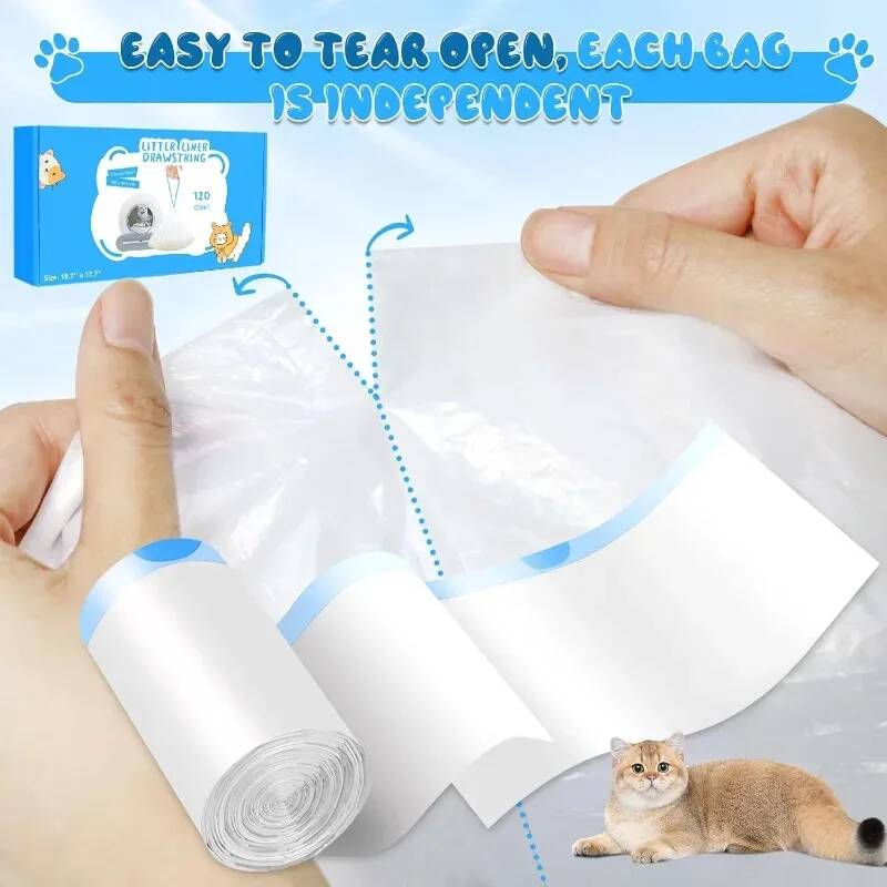 90 Bolsas de Arena para Gatos  - Automatic Litter Box Waste Bag Liner reseña y precio